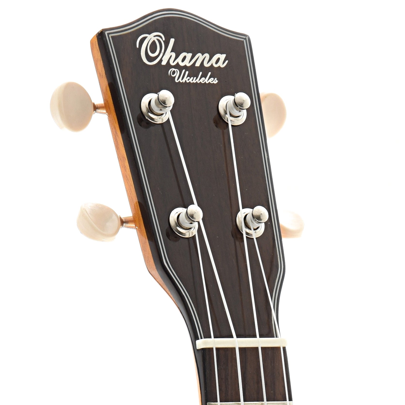front headstock of Ohana SK-35GS Soprano Ukulele