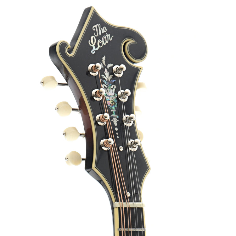 Front Headstock of The Loar LM-600-VS Mandolin 