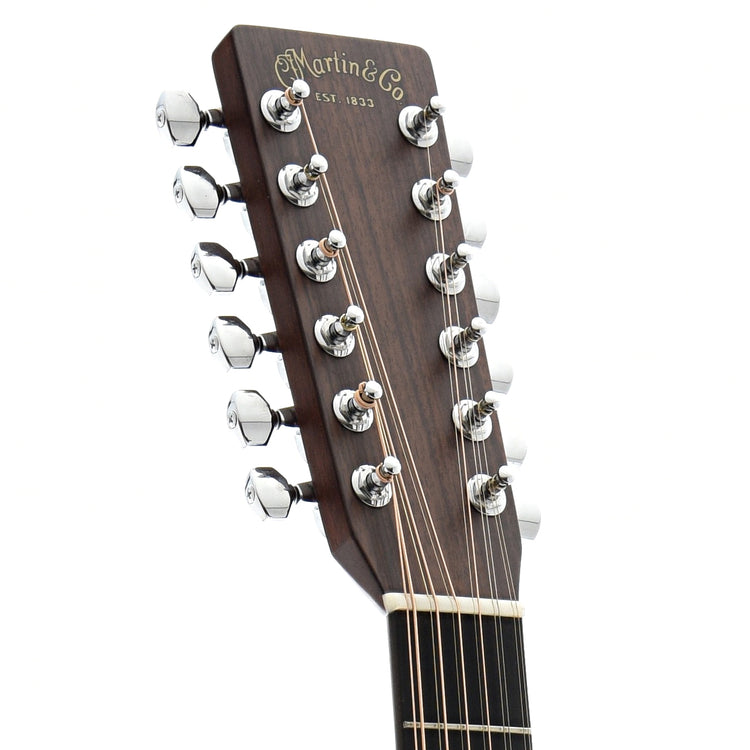 Front Headstock of Martin HD12-28 12-String Guitar 