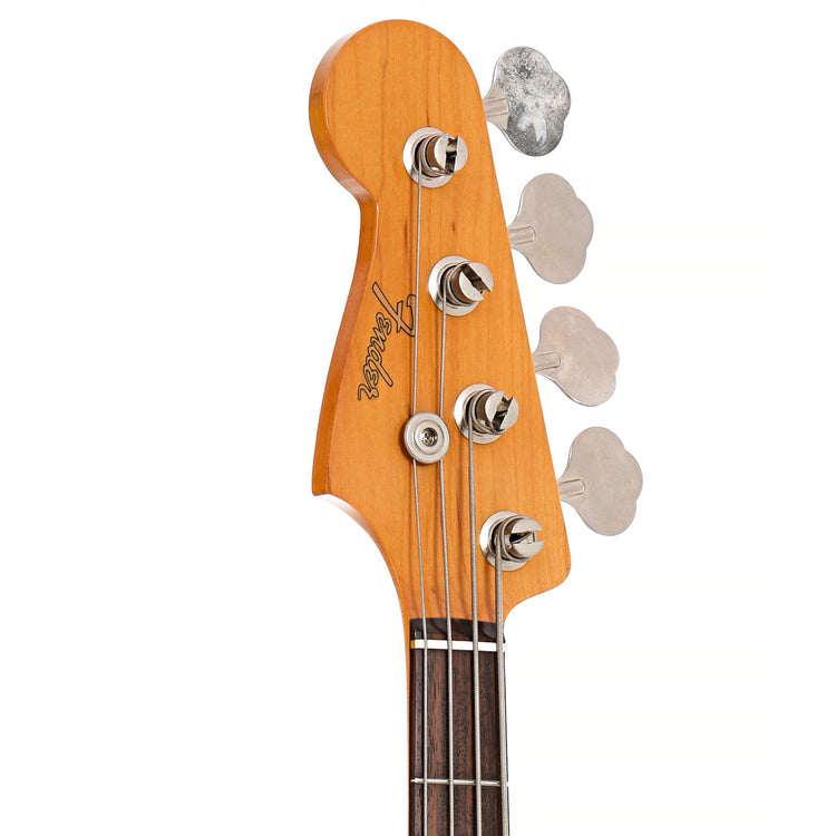 Front headstock of Fender Standard Jazz Bass LH