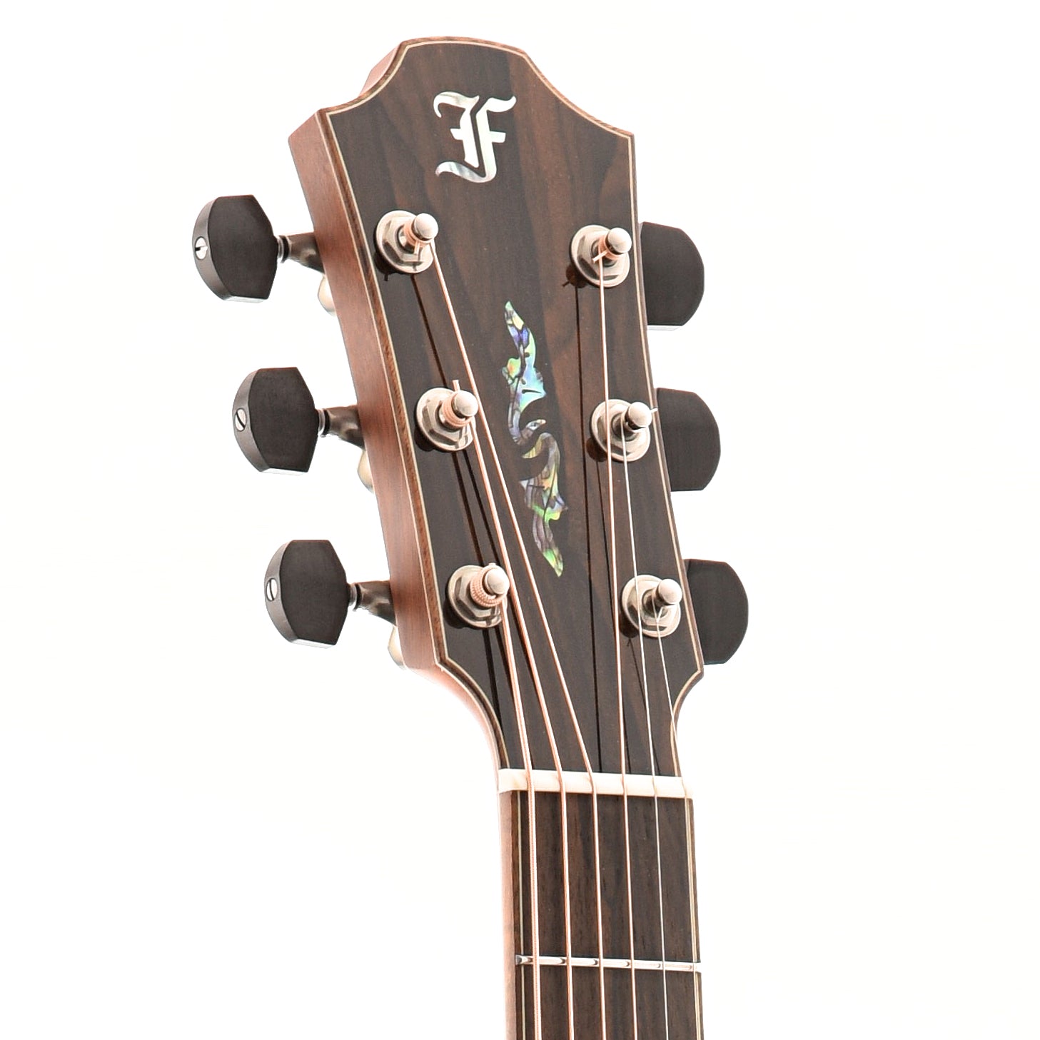 Front headstock of Furch Red Master's Choice Gc-SR Acoustic-Electric Guitar