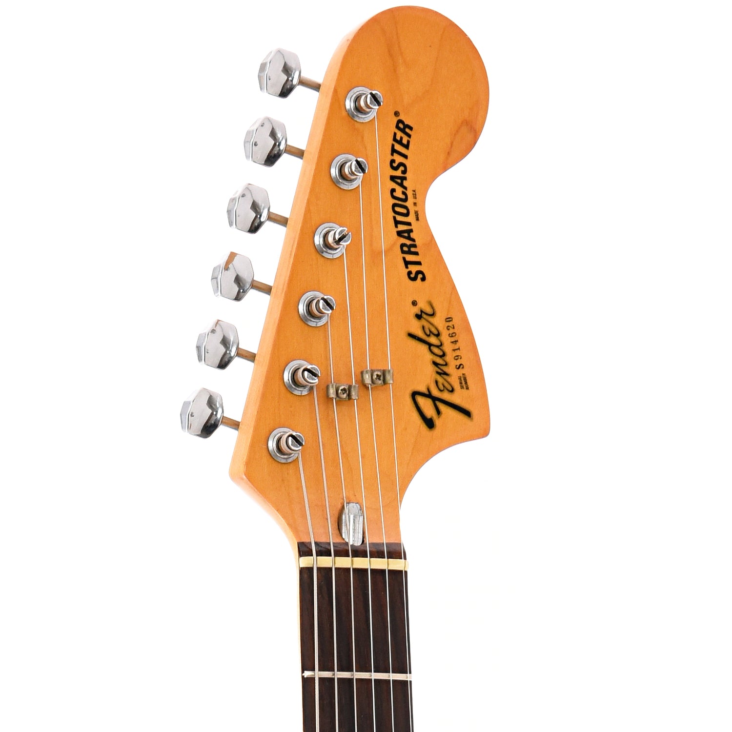 Front headstock of Fender Stratocaster 