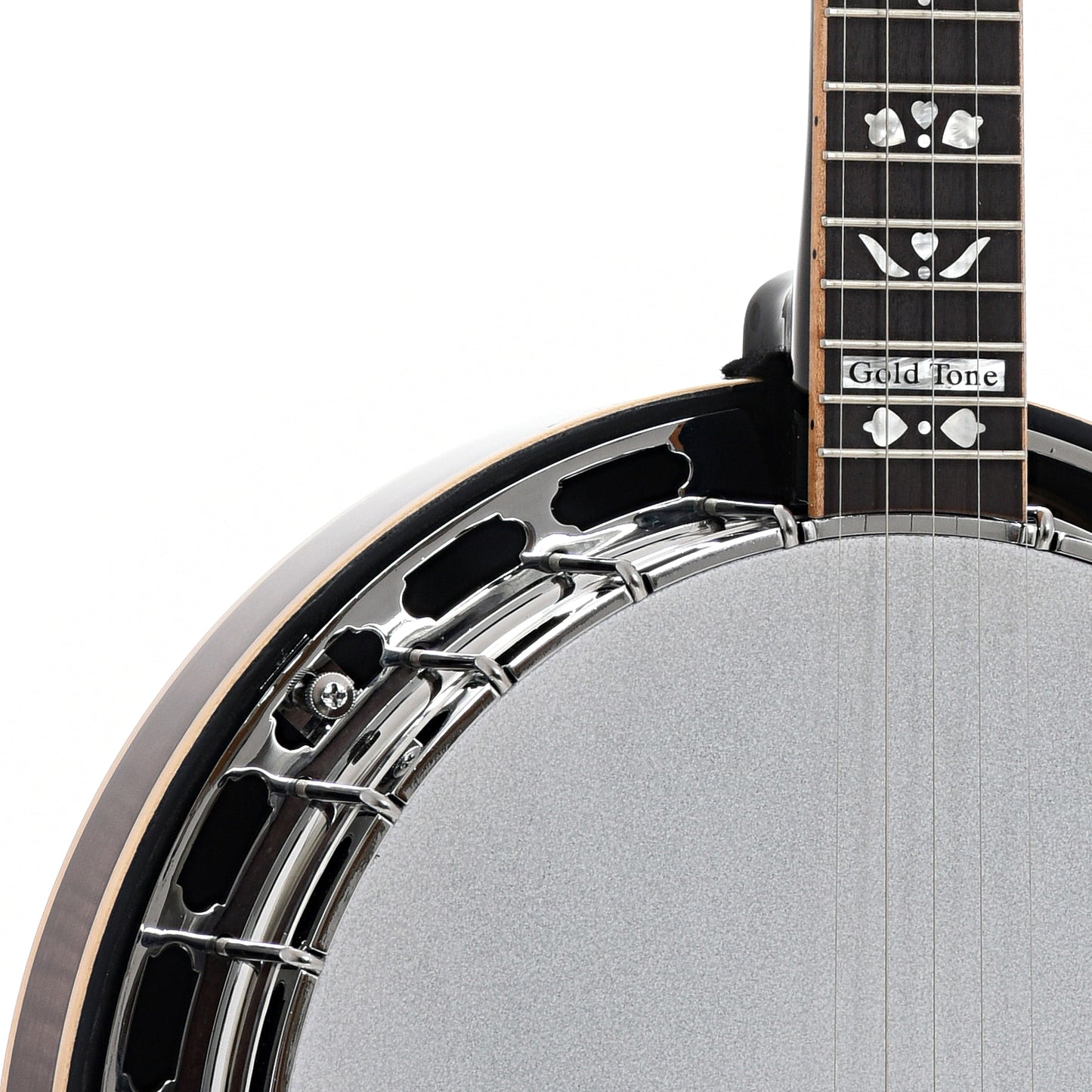 Neck Joint Front of Gold Tone OB-250LW Banjo