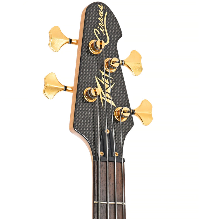 Front headstock of Peavey Cirrus Electric Bass 