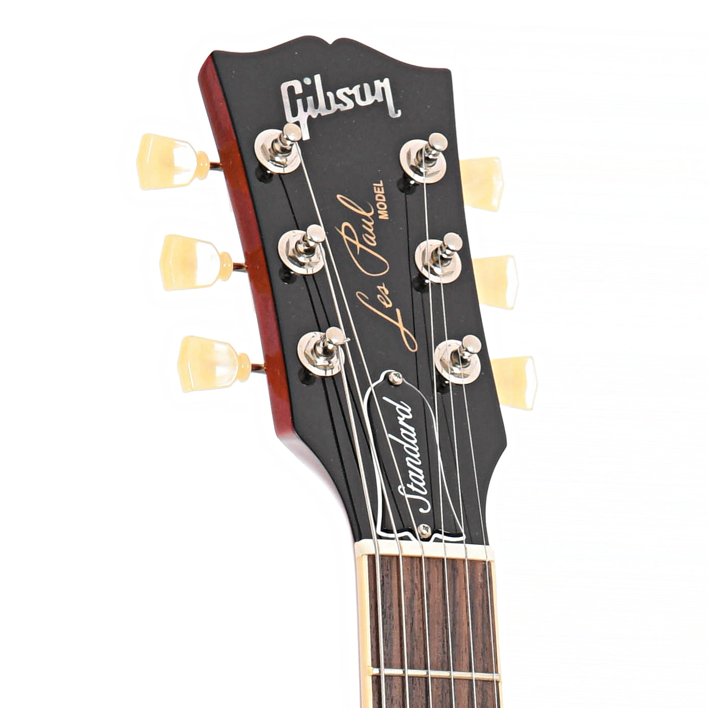 Front headstock of Gibson Les Paul Standard 