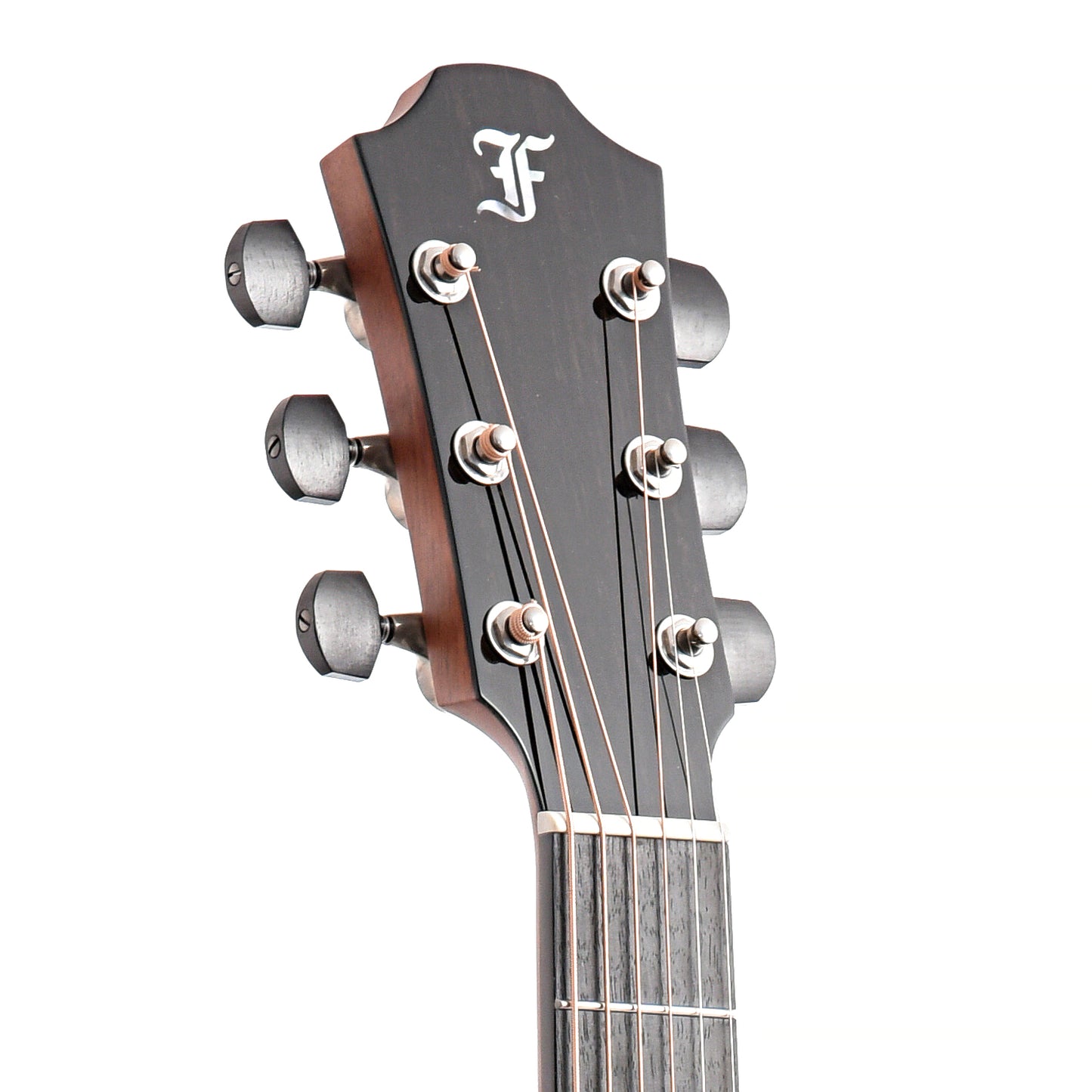 Front headstock of Furch Yellow OMc-CR VTC