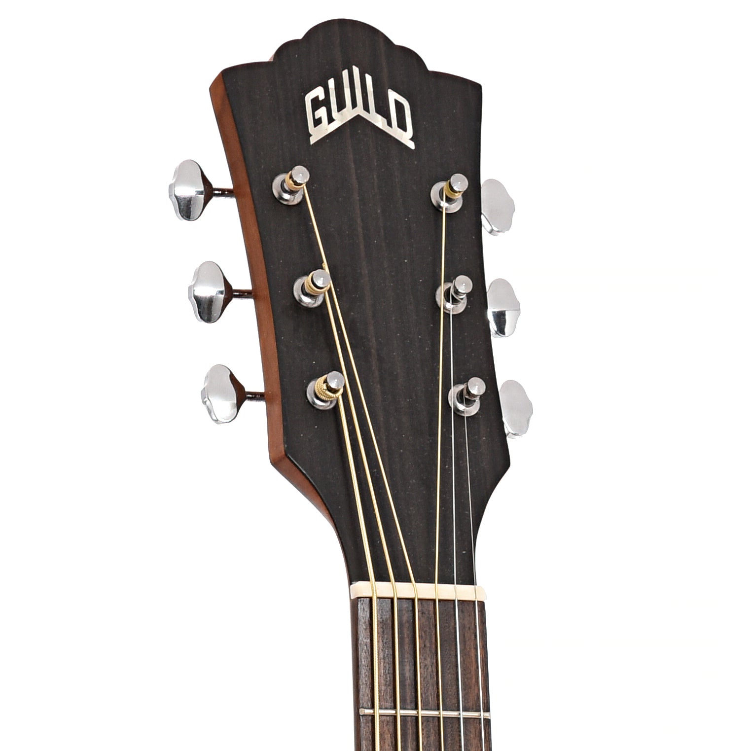 Front headstock of Guild D-240E Acoustic