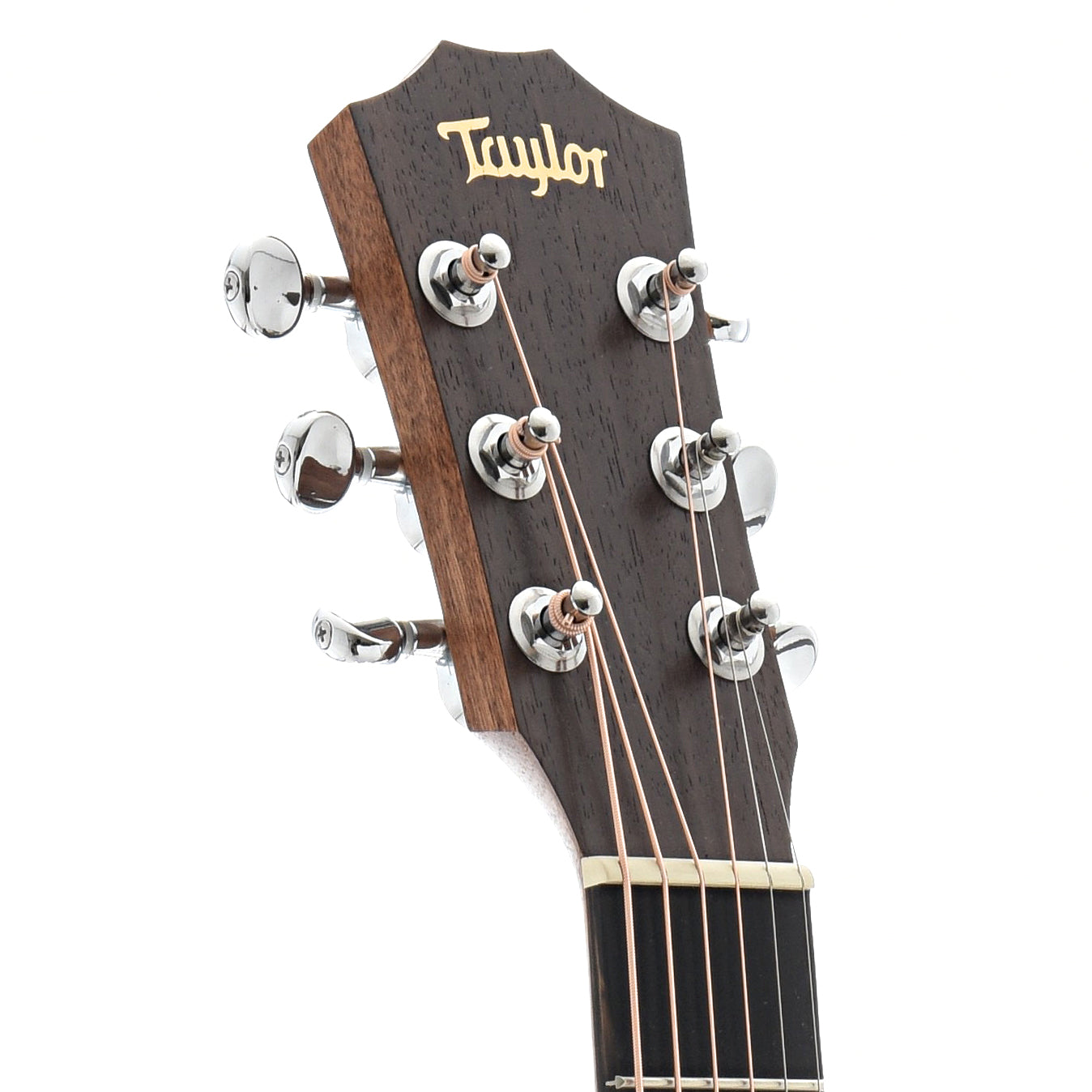 Front Headstock of Taylor BT2 Mahogany Baby Taylor Acoustic Guitar