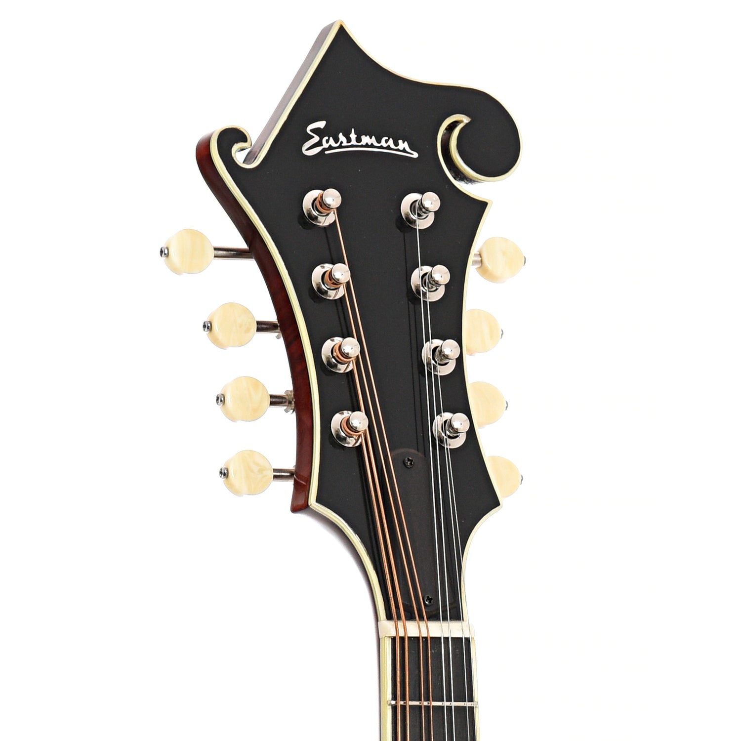 Front headstock of Eastman MD615 Classic Mandolin