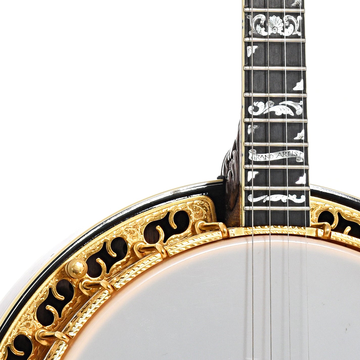 Front Neck joint of Ome Grand Artist Tenor Banjo