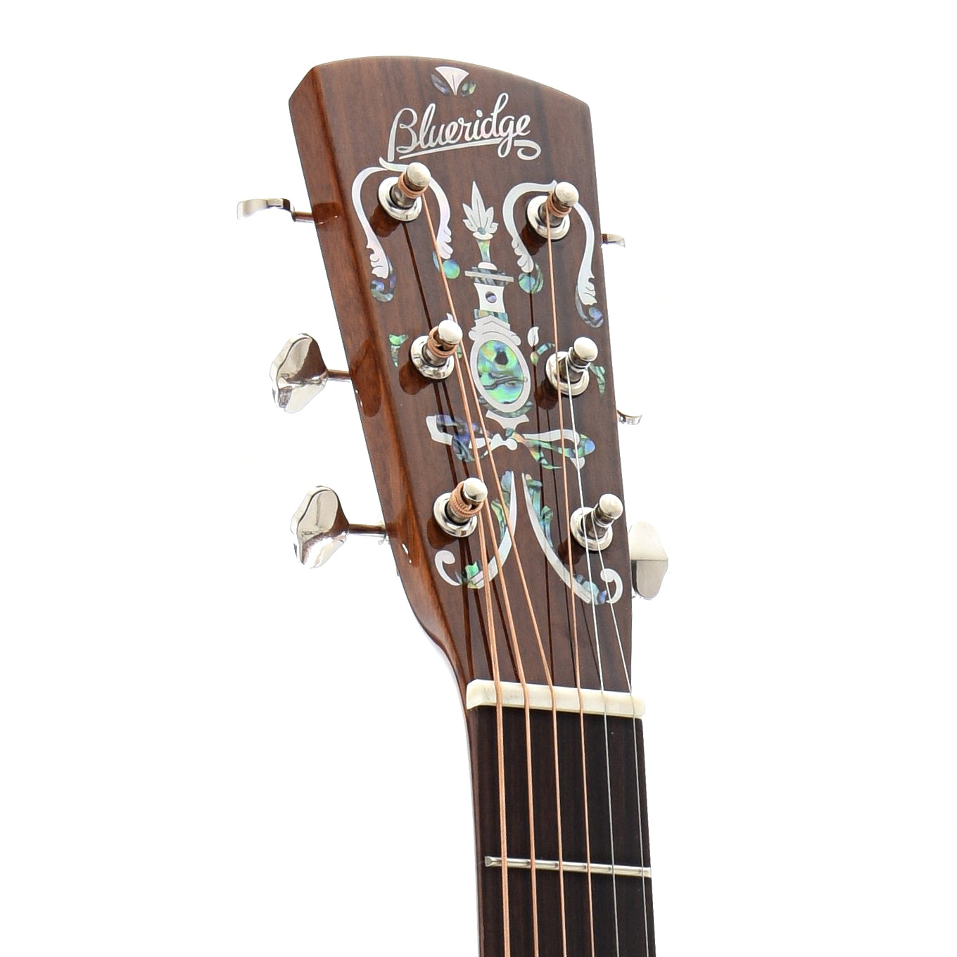 Front Headstock of Blueridge Historic Series BR-140 Dreadnought Guitar