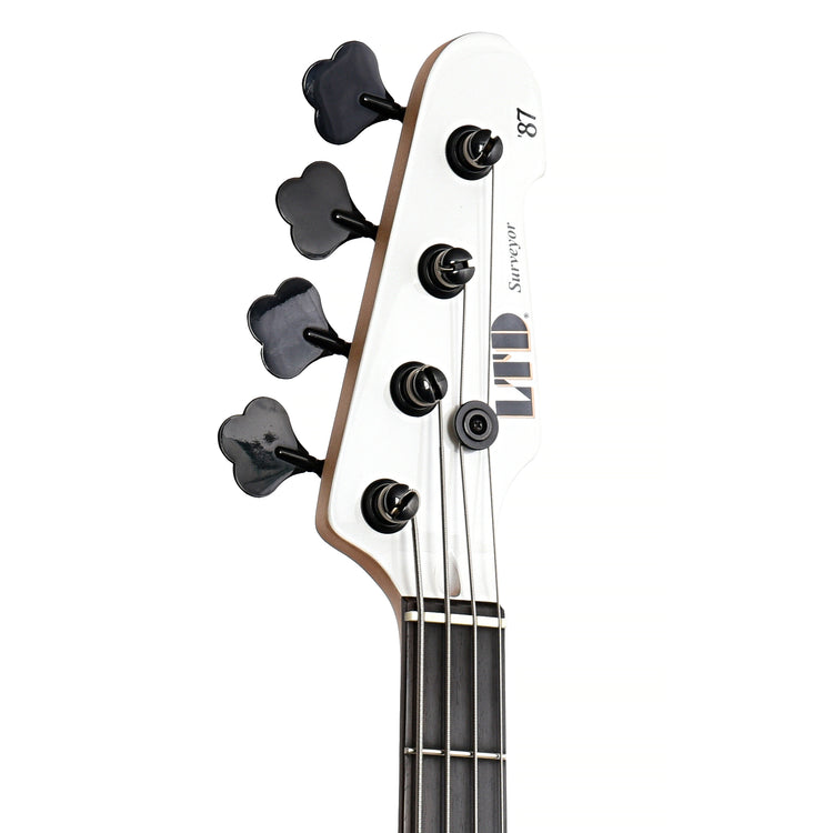 Image 8 of ESP LTD Surveyor87 4-String Bass, Pearl White - SKU# SURVEYOR87-PW : Product Type Solid Body Bass Guitars : Elderly Instruments