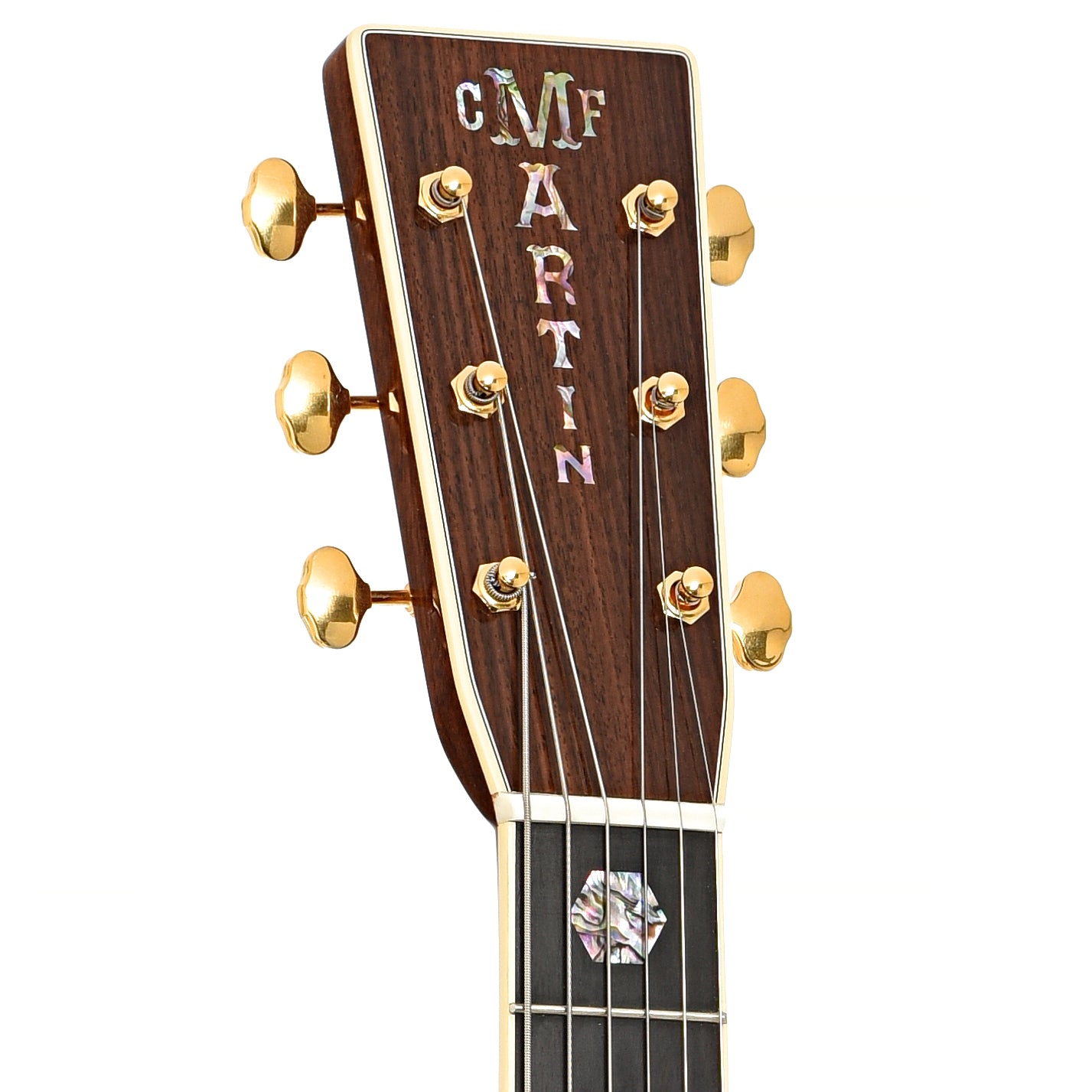 Front headstock of Martin D-45 