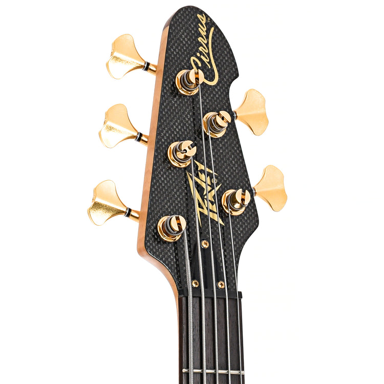 Front headstock of Peavey Cirrus 5-String Bass