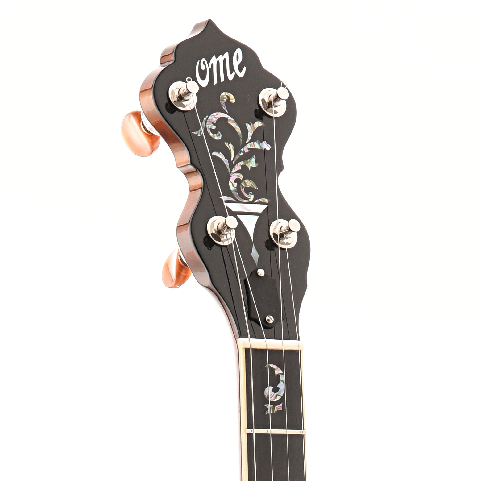 Image 6 of Ome Sweetgrass Openback Banjo & Case - Curly Maple - SKU# SWEETGRS-OBMPL : Product Type Open Back Banjos : Elderly Instruments