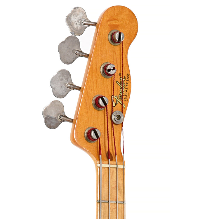 Front headstock of Fender Telecaster Bass 