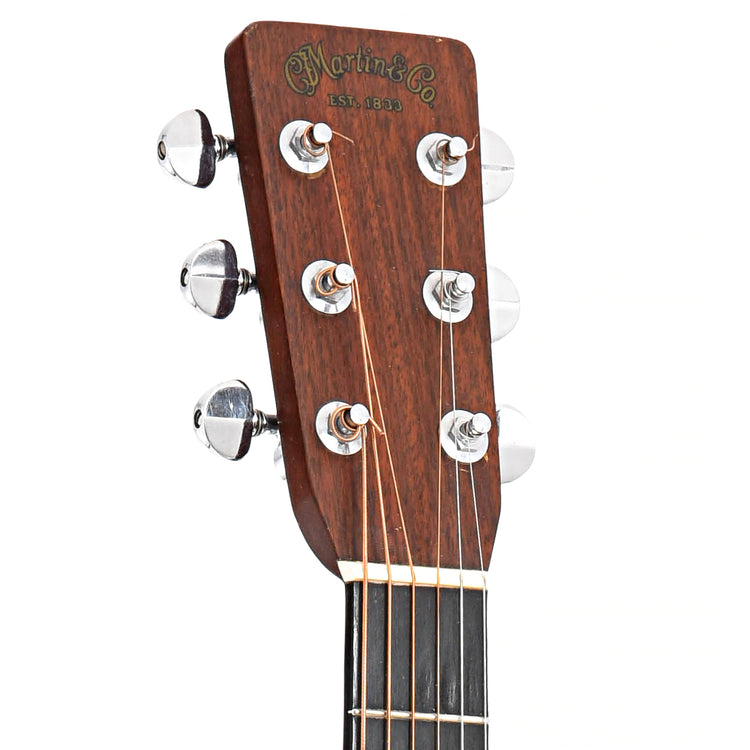 Front headstock of 1973 Martin D-28 