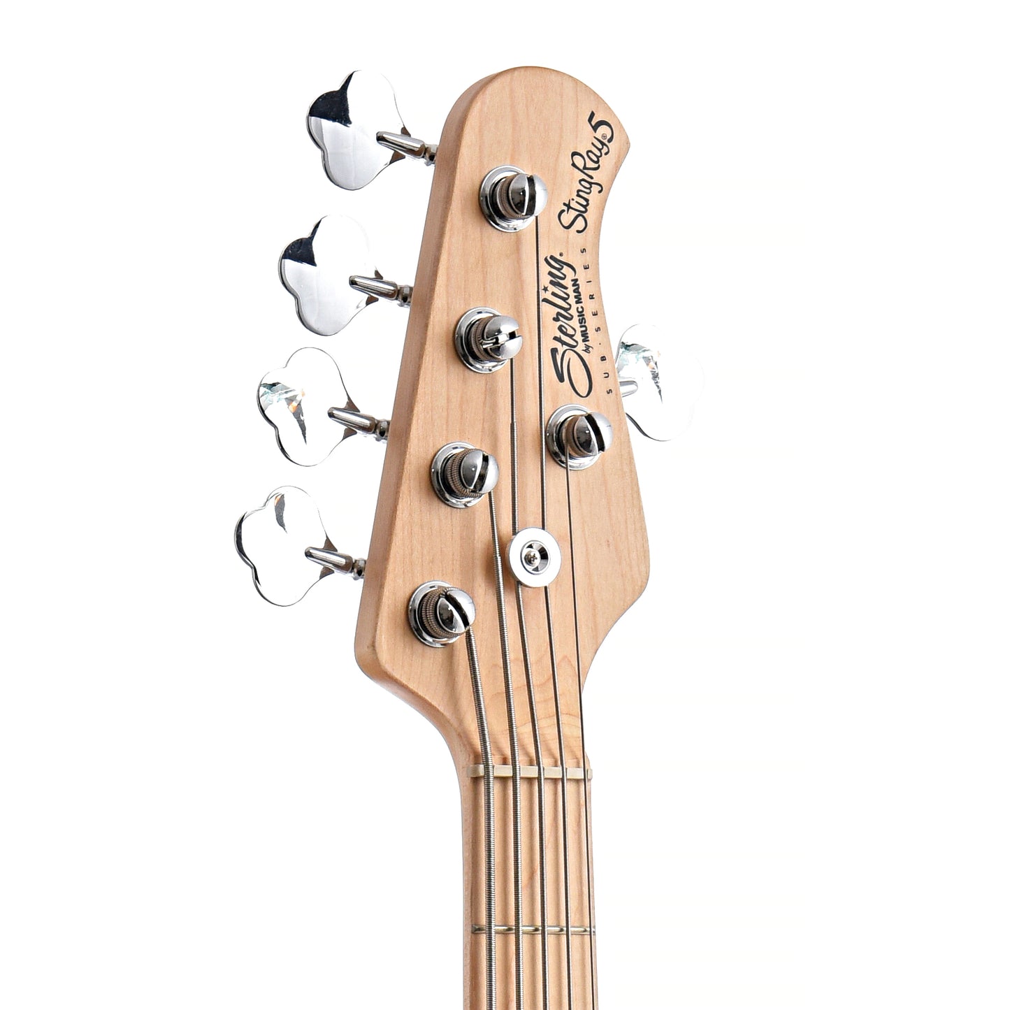 Image 6 of Sterling by Music Man StingRay5 5 String Bass, Black Finish - SKU# RAY5-BK : Product Type Solid Body Bass Guitars : Elderly Instruments