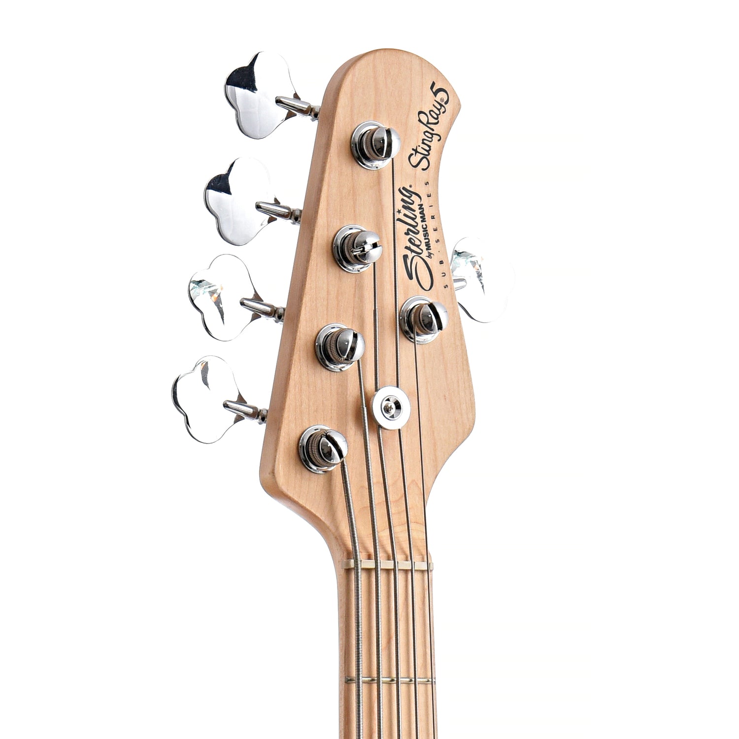 Image 6 of Sterling by Music Man StingRay5 5 String Bass, Black Finish - SKU# RAY5-BK : Product Type Solid Body Bass Guitars : Elderly Instruments