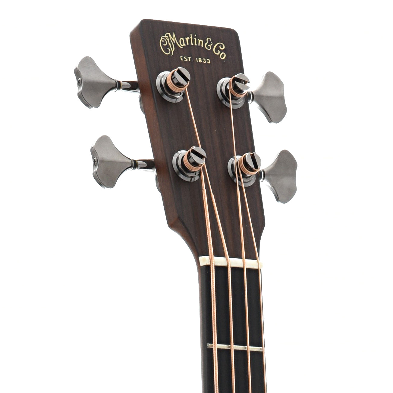 Front Headstock of Martin BC-16E Acoustic-Electric Bass Guitar