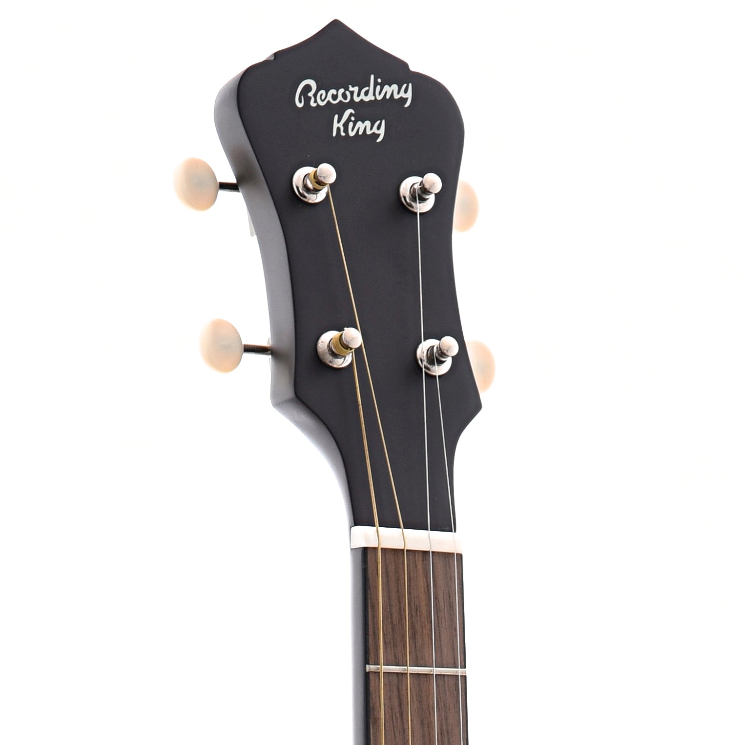 Front Headstock of Recording King Dirty 30s Series 7 000 Tenor Guitar