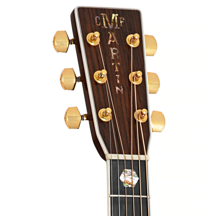 Front headstock of Martin D-45L Acoustic Guitar