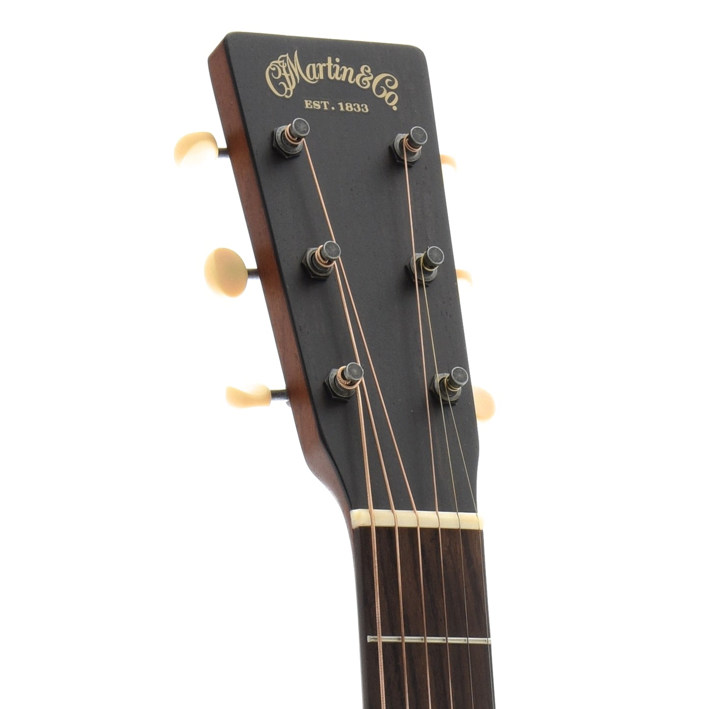 Front Headstock of Martin 000-17 Whiskey Sunset Guitar