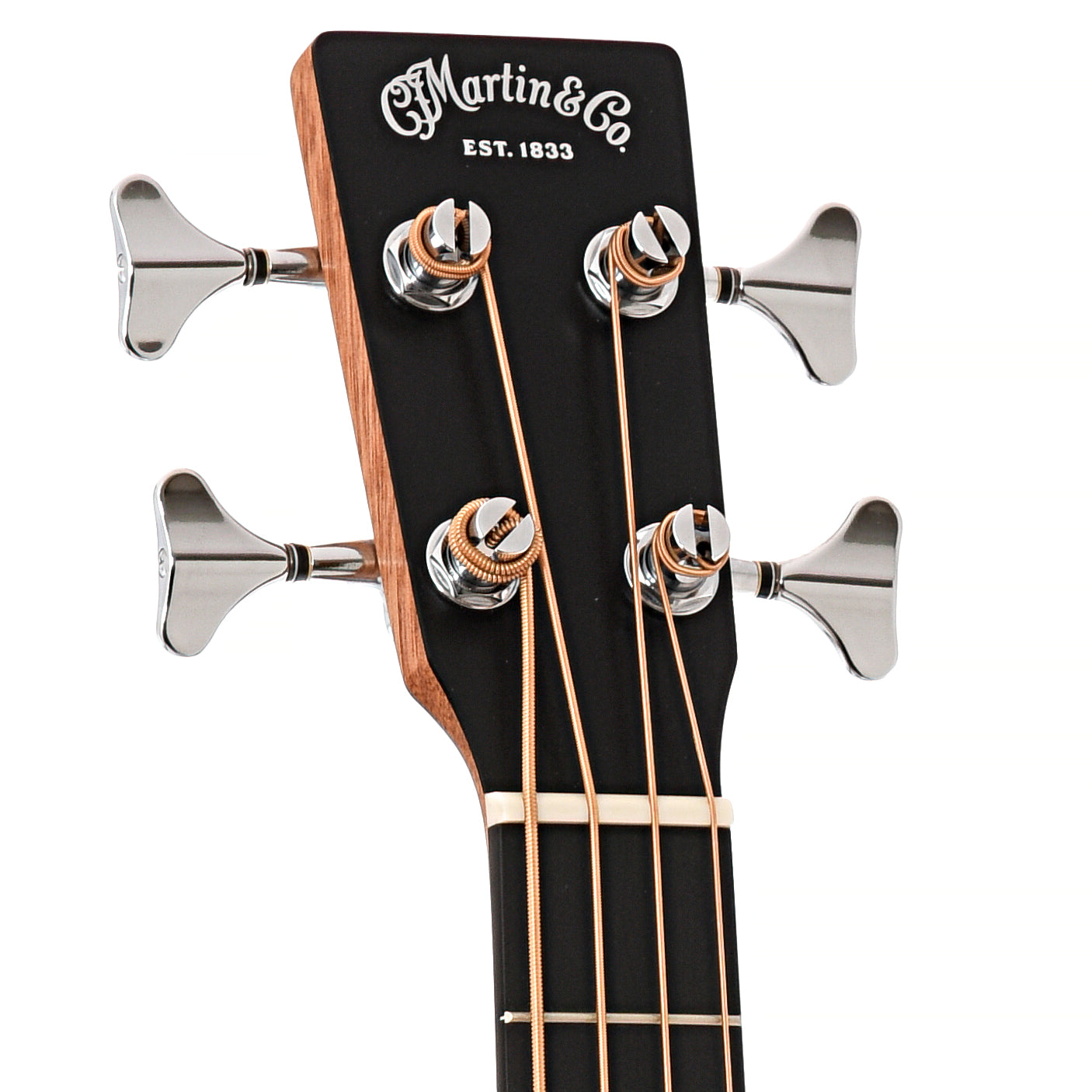Front headstock of Martin 000CJR-10E Acoustic Bass