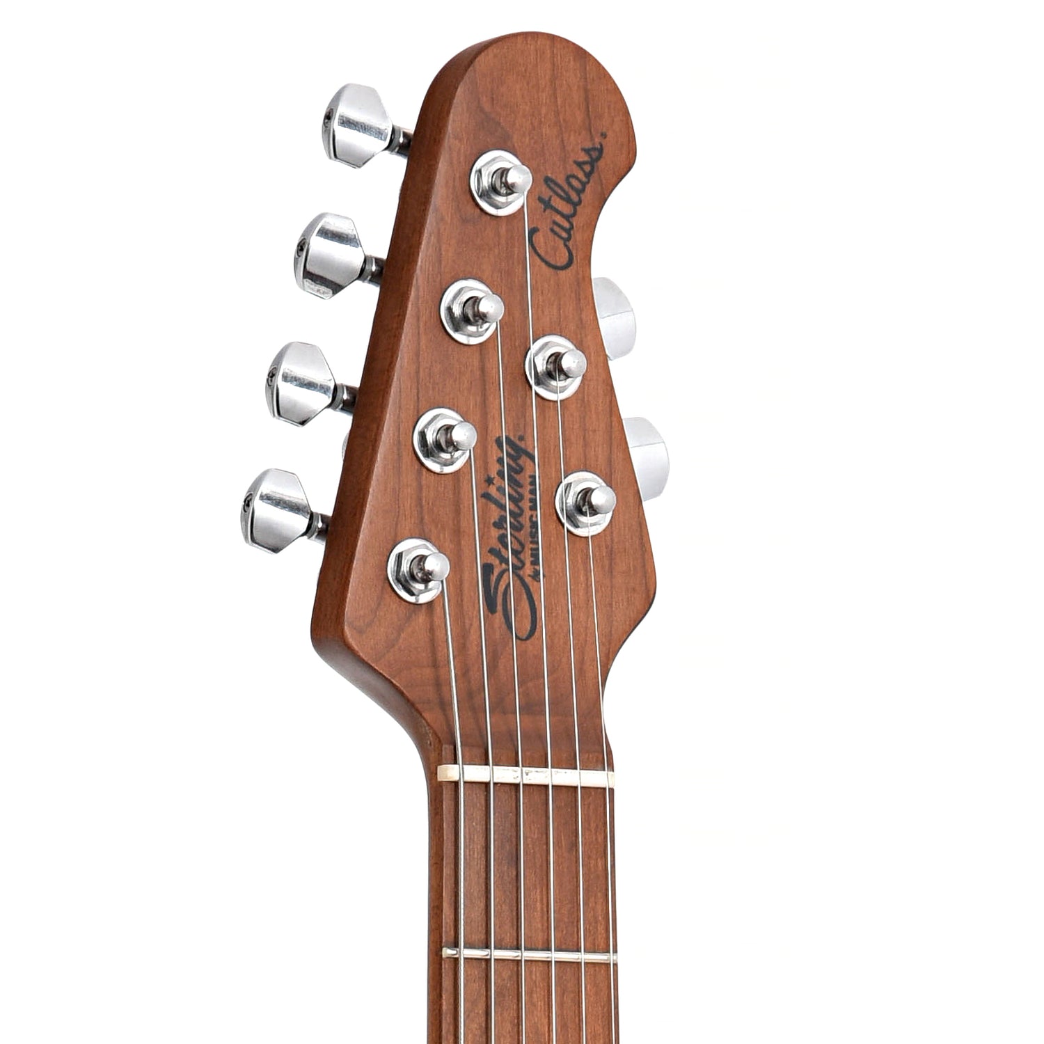 Image 7 of Sterling by Music Man Cutlass CT50HSS Electric Guitar, Daphne Blue Satin- SKU# CT50HSS-DB : Product Type Solid Body Electric Guitars : Elderly Instruments