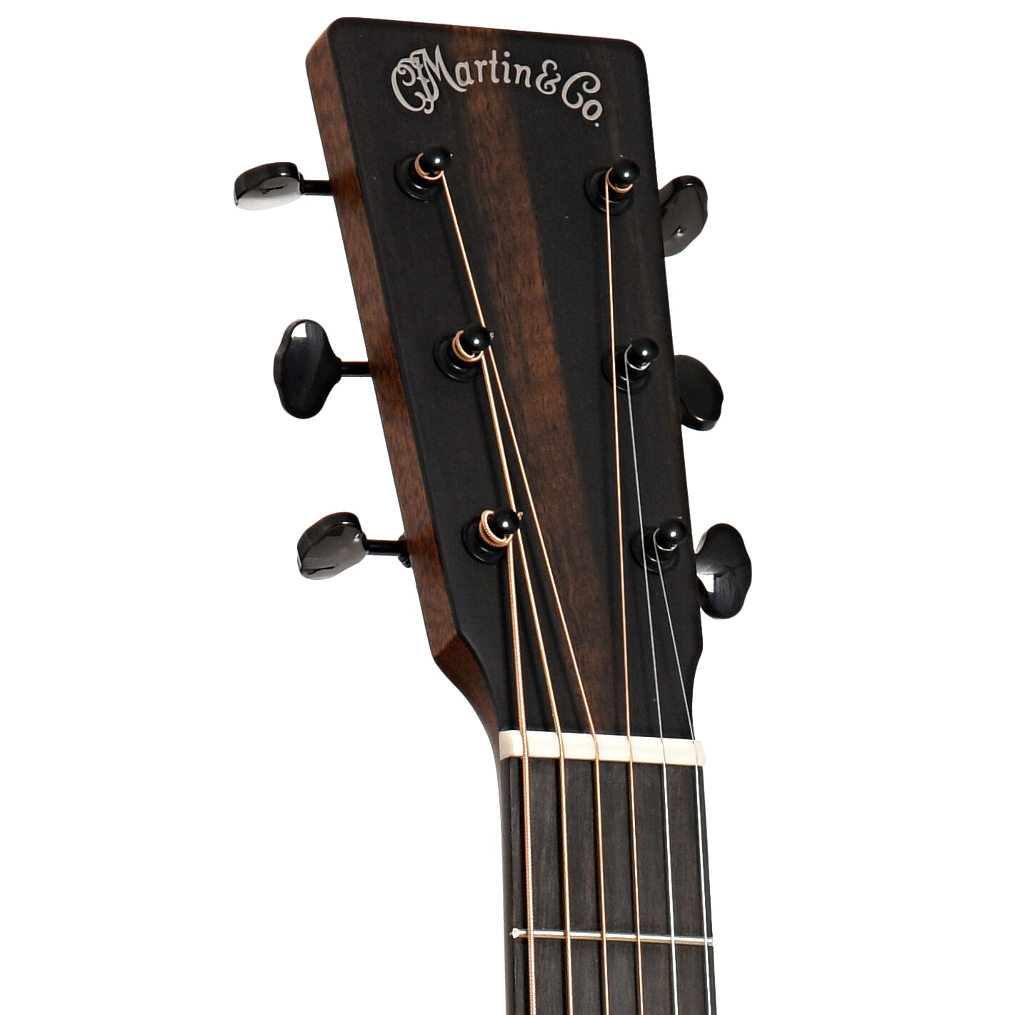 Front Headstock of Martin SC-10E Cutaway Guitar 