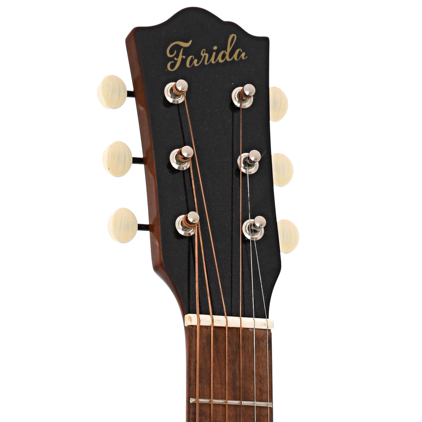 Front headstock of Farida OT-22 VBS Acoustic 