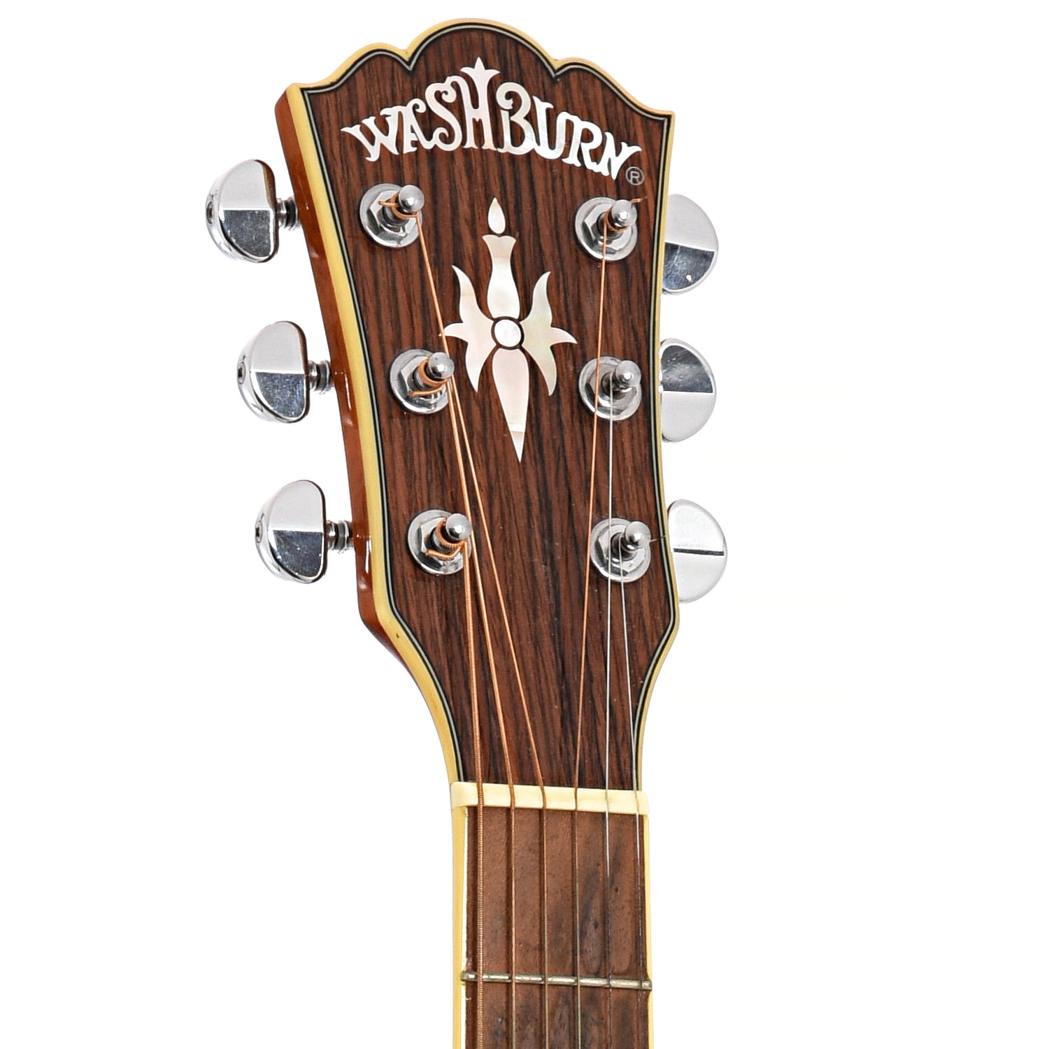 Front headstock of Washburn D-30S