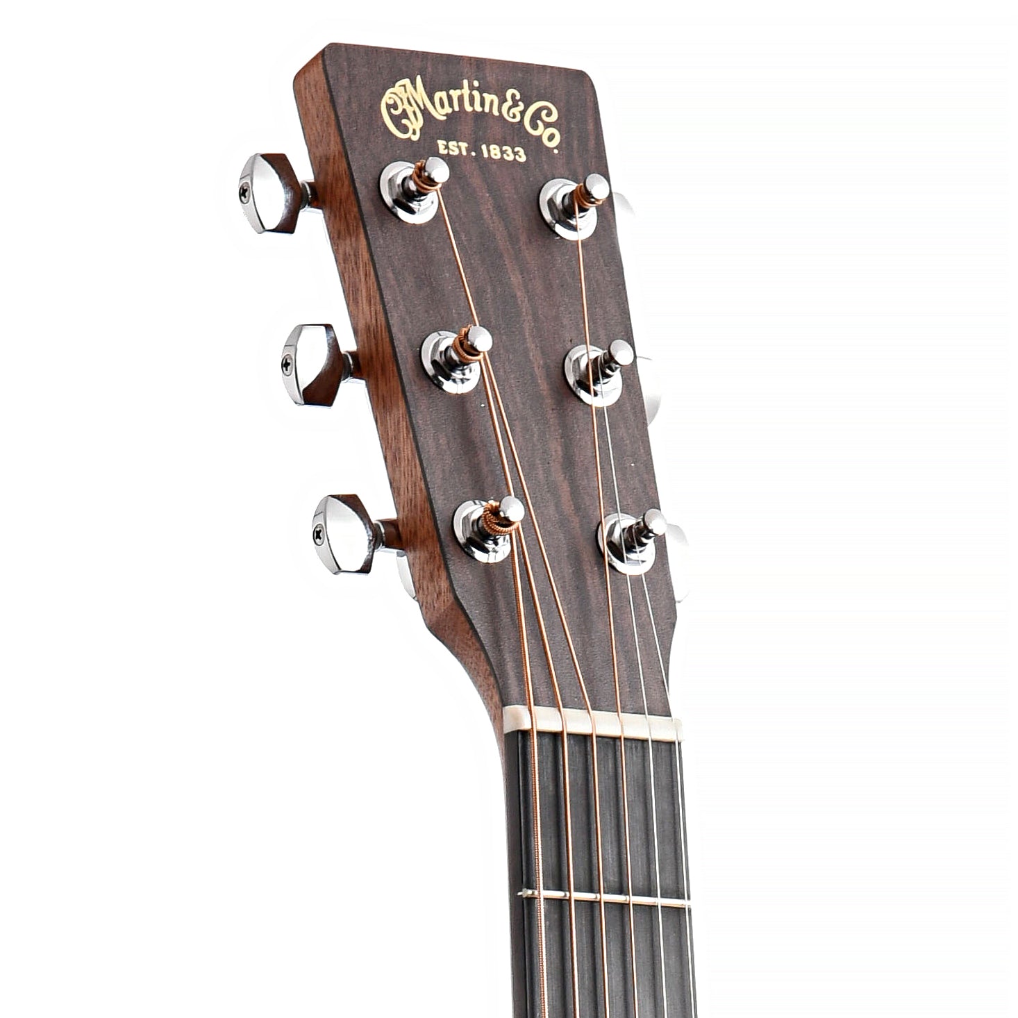 Front Headstock of Martin D-13E Ziricote Guitar 
