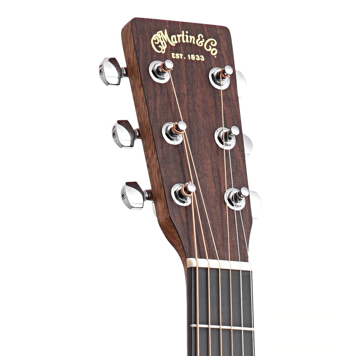 Front Headstock of Martin GPC-13E Ziricote Cutaway Guitar 
