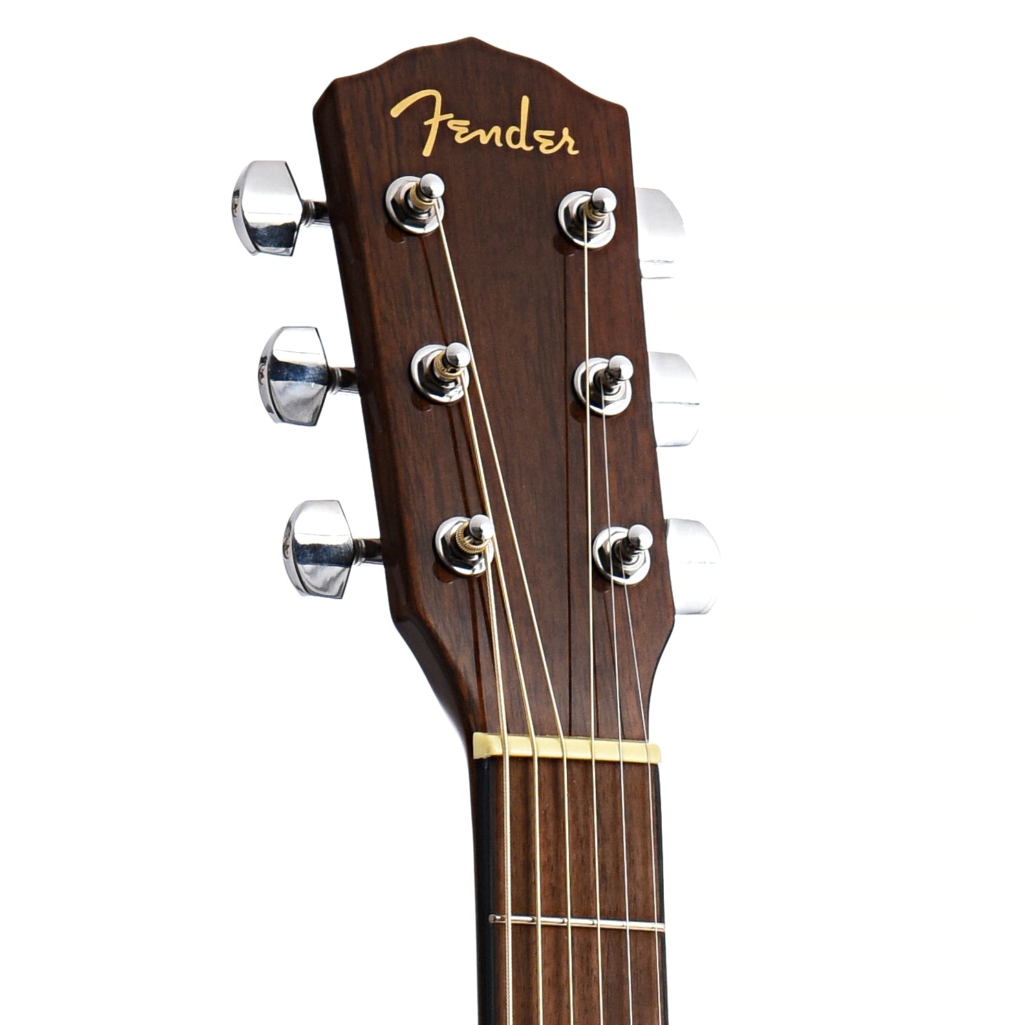 Front Headstock of Fender CD-60 Dreadnought Acoustic Guitar
