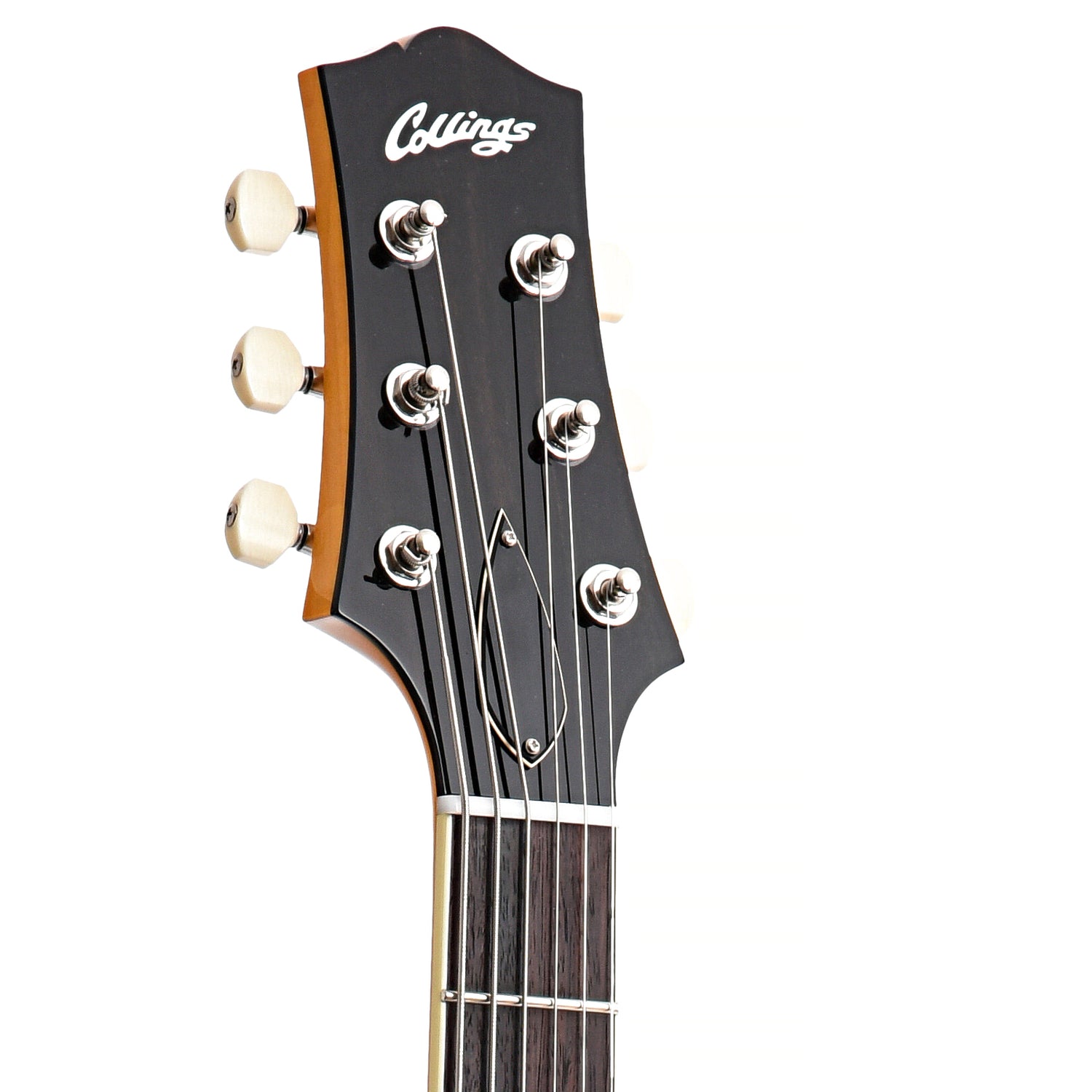 Image 9 of Collings 360 Baritone & Case, Jet Black, Bound Fingerboard - SKU# 360BAR-BLKIV : Product Type Solid Body Electric Guitars : Elderly Instruments