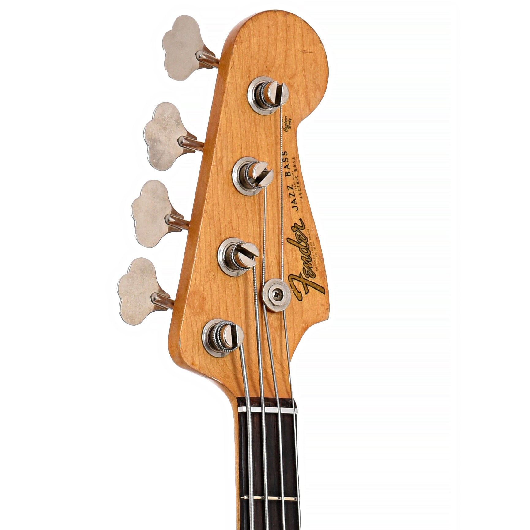 Front headstock of Fender Jazz Bass 