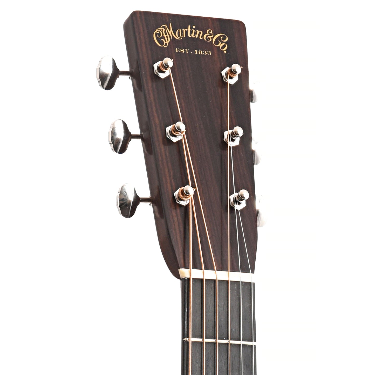Front Headstock of Martin Custom 000-28 Authentic 1937 Guitar Ambertone
