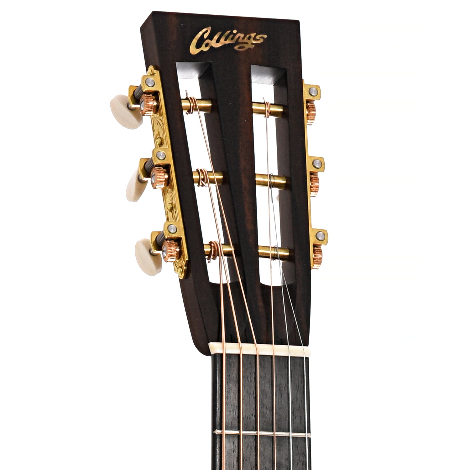 Front headstock of Collings Parlor 2HT Traditional 