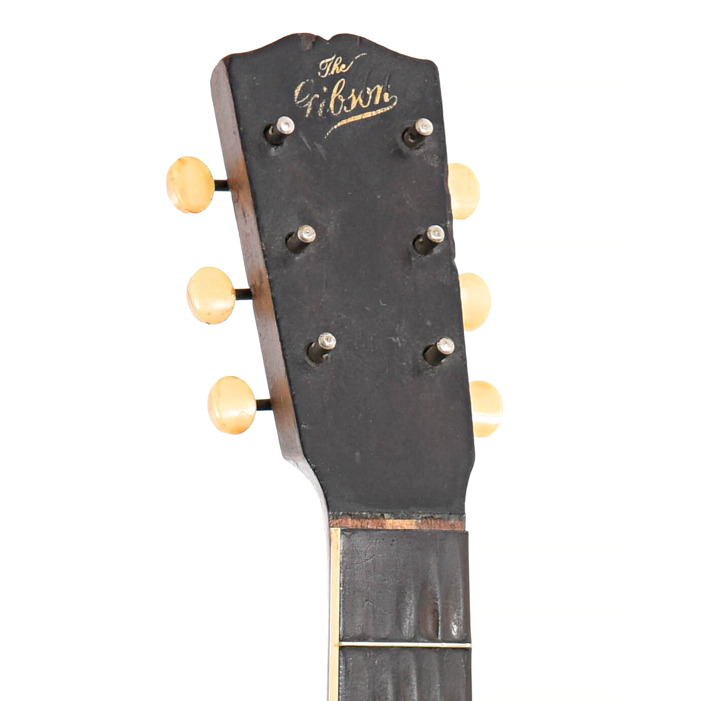 Front headstock of Gibson L-1 Archtop Acoustic