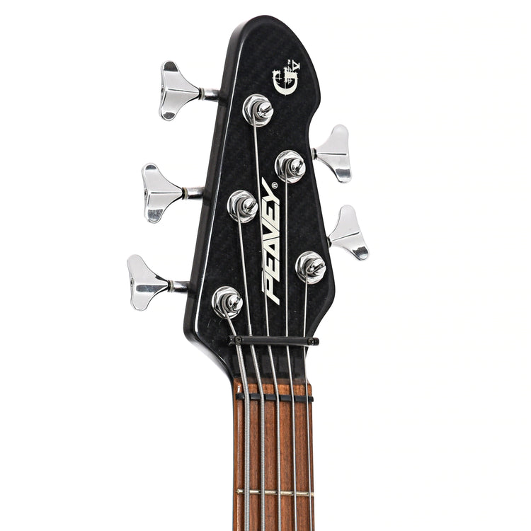 Front headstock of Peavey  GV Graphite Neck  5-String Bass