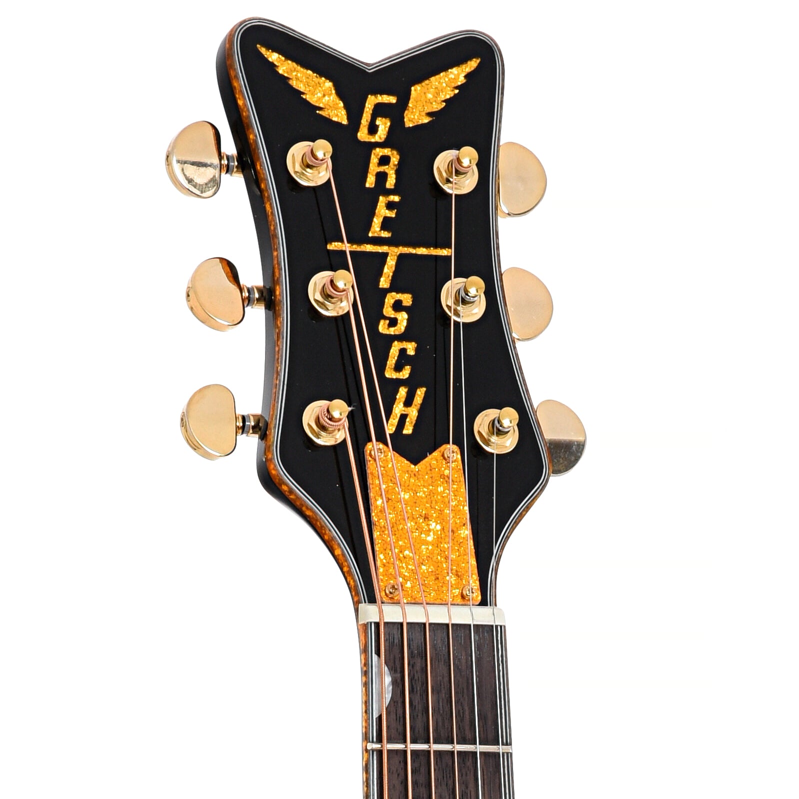 Image 7 of Gretsch G5021E Rancher Penguin Parlor Acoustic/Electric Guitar, Black- SKU# G5021E : Product Type Flat-top Guitars : Elderly Instruments