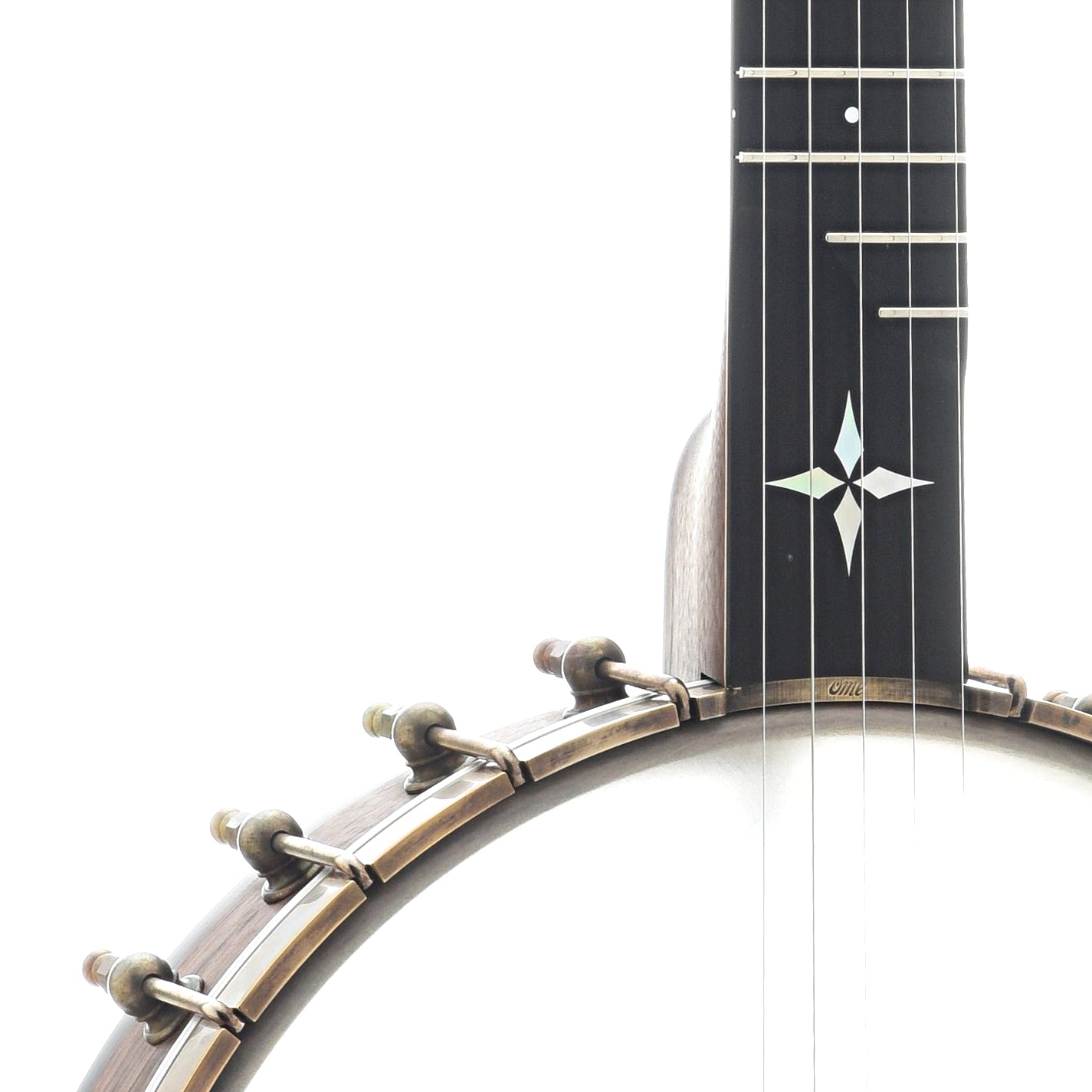 Image 5 of Ome Wizard 12" Openback Banjo & Case, Walnut - SKU# WIZARD-WAL : Product Type Open Back Banjos : Elderly Instruments