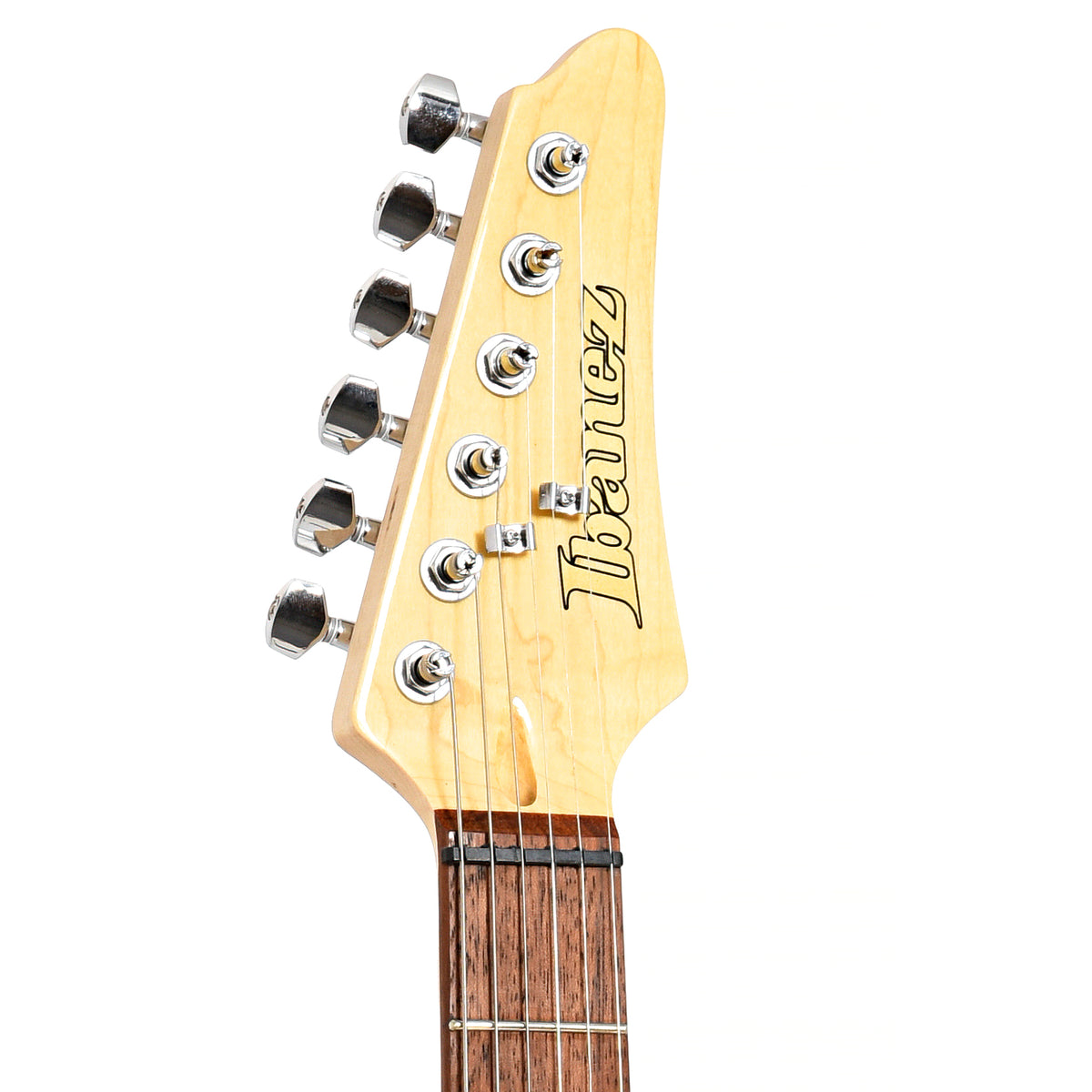 Front headstock of Ibanez AZES40 Electric Guitar