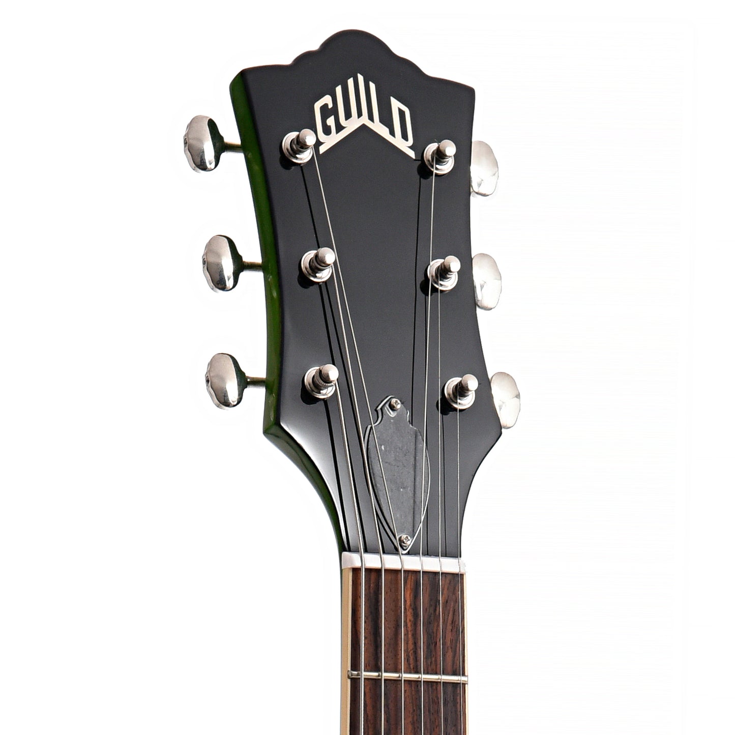 Image 6 of Guild Starfire I Double Cutaway Semi-Hollow Body Guitar with Vibrato, Emerald Green - SKU# GSF1DCV-GRN : Product Type Hollow Body Electric Guitars : Elderly Instruments