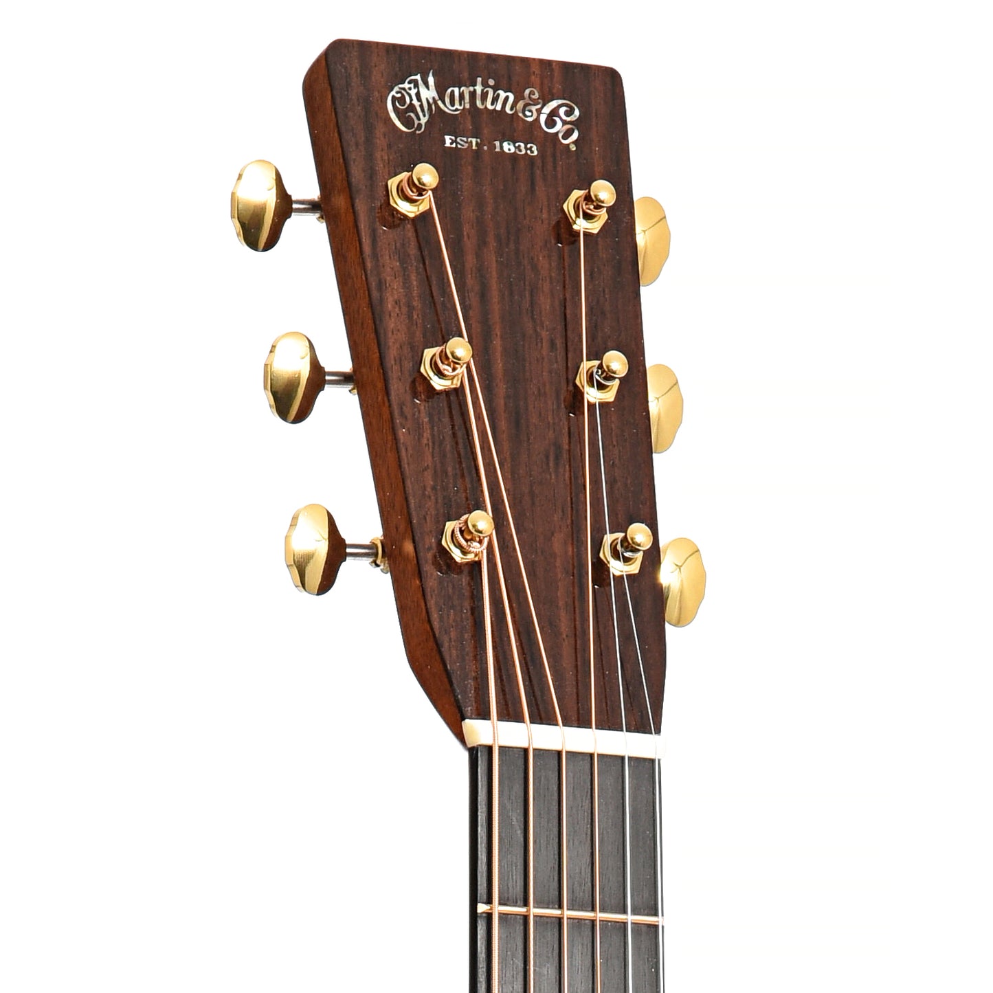 Front Headstock of Martin 00-28 Modern Deluxe Guitar