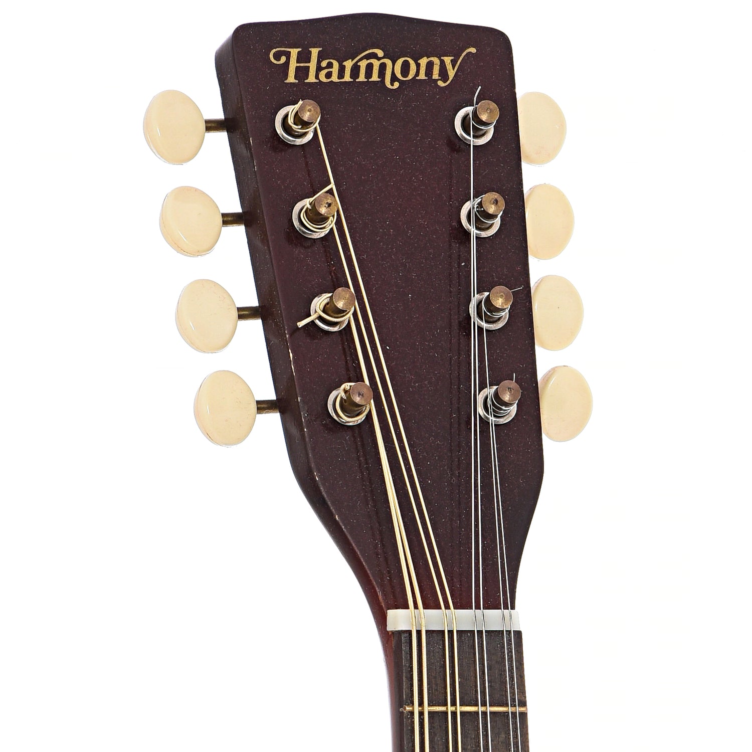 Front headboard of Harmony A-Style Mandolin