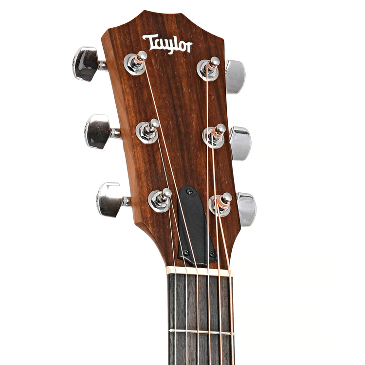 front headstock of Taylor Academy 10e Acoustic, Left Handed