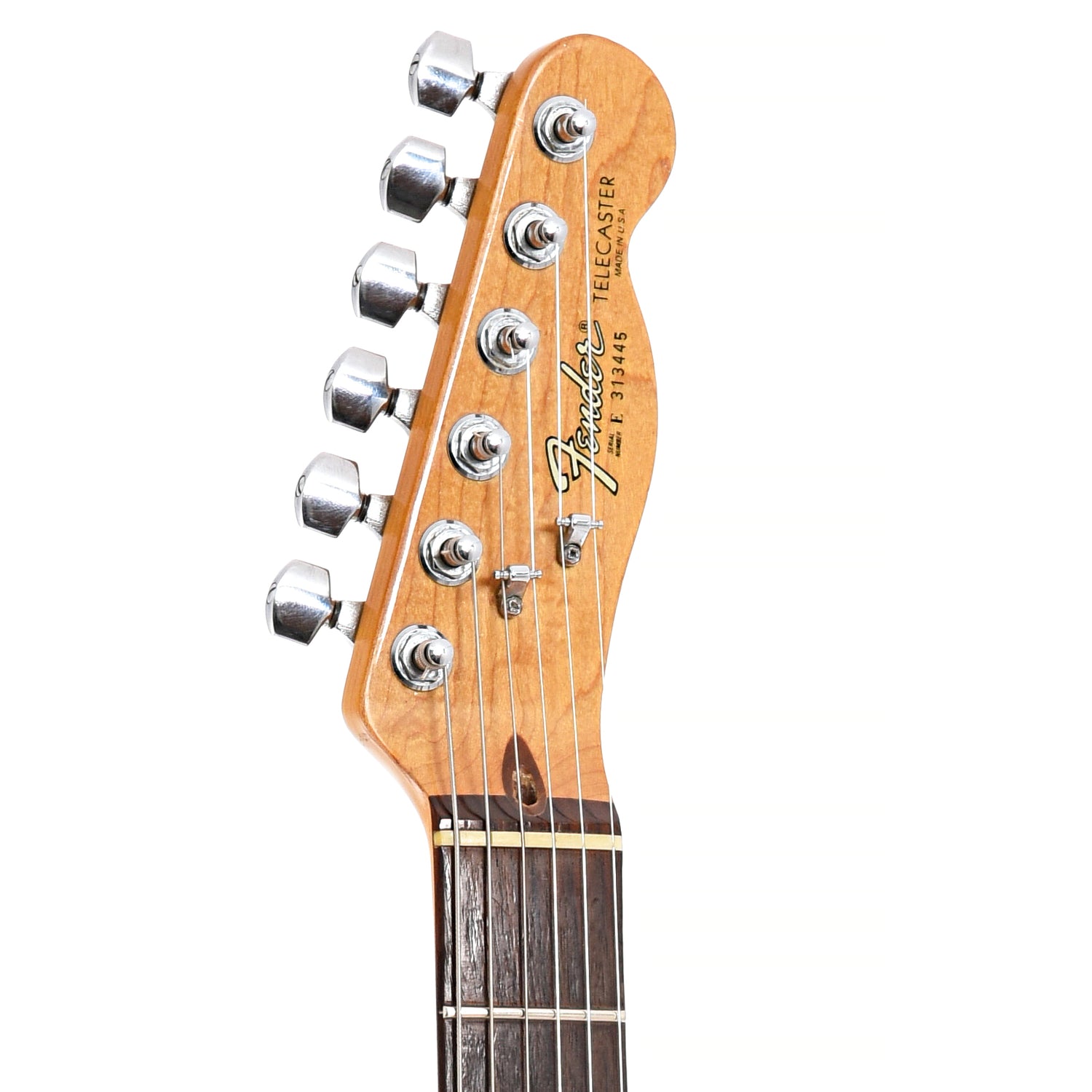 Front headstock of Fender Telecaster Elite 