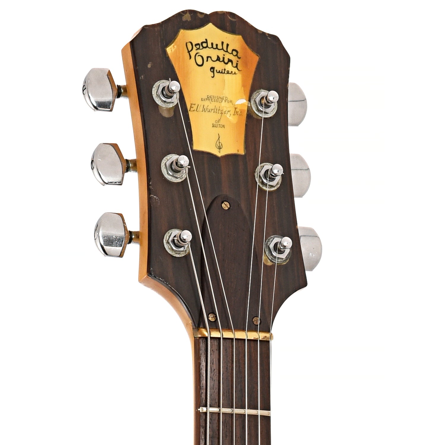 Front headstock of Pedulla Orsini EL-10 Electric Guitar